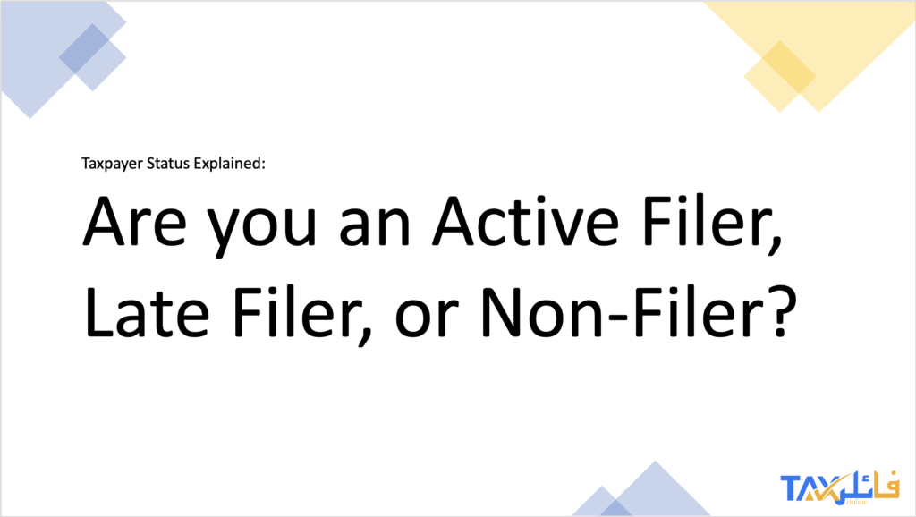 Are you an Active Filer, Late Filer, or Non-Filer?